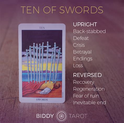 Others may underestimate your power because it is so invisible but you should see that as an advantage. . Biddy tarot card meanings